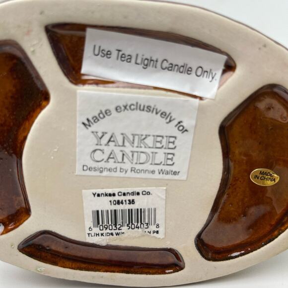 Yankee Candle Snowmen Kids Candle Holder by Ronnie Walter w/ 3 Matching Minis - Picture 9 of 15